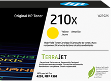 HP 210X High Yield Yellow Original LaserJet Toner Cartridge,  W2102X